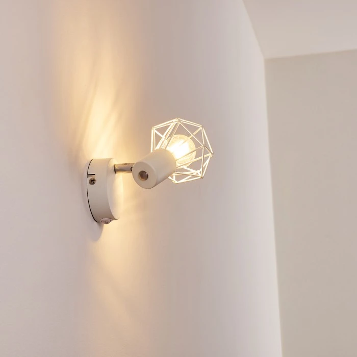 Hofstein Gullspang Wandleuchte Weiß, 1-flammig 7 Hofstein Gullspang Wandleuchte Weiß, 1-flammig - Image 7