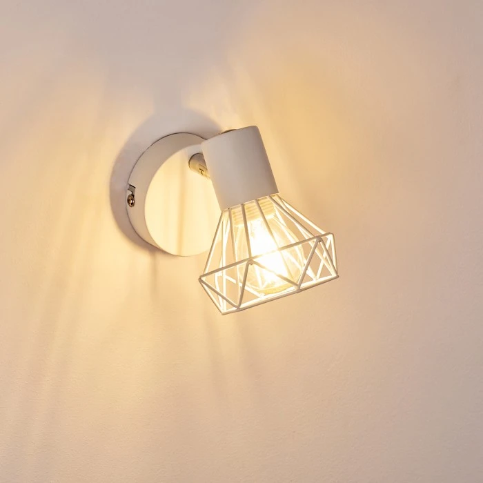 Hofstein Gullspang Wandleuchte Weiß, 1-flammig 8 Hofstein Gullspang Wandleuchte Weiß, 1-flammig - Image 8