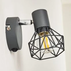 Hofstein Gullspang Wandleuchte Chrom, Anthrazit, 1-flammig 33 Hofstein Gullspang Wandleuchte Chrom, Anthrazit, 1-flammig -Wandleuchten Verkauf gullspang wandleuchte h3348819 12