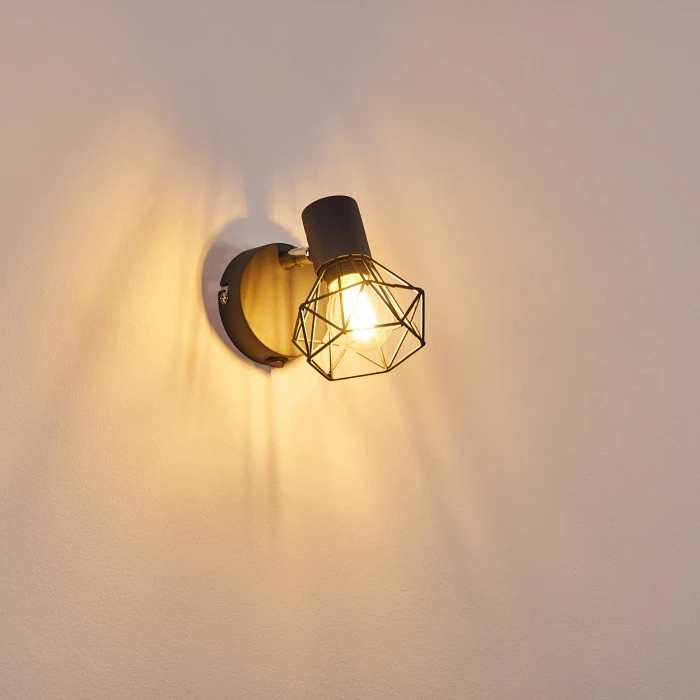 Hofstein Gullspang Wandleuchte Chrom, Anthrazit, 1-flammig 16 Hofstein Gullspang Wandleuchte Chrom, Anthrazit, 1-flammig - Image 16