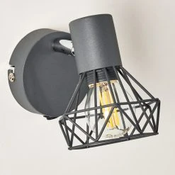 Hofstein Gullspang Wandleuchte Chrom, Anthrazit, 1-flammig 37 Hofstein Gullspang Wandleuchte Chrom, Anthrazit, 1-flammig -Wandleuchten Verkauf gullspang wandleuchte h3348819 16