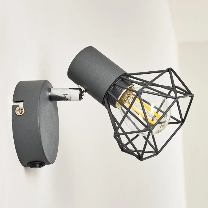 Hofstein Gullspang Wandleuchte Chrom, Anthrazit, 1-flammig 20 Hofstein Gullspang Wandleuchte Chrom, Anthrazit, 1-flammig - Image 20