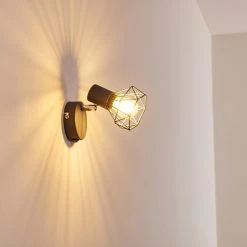 Hofstein Gullspang Wandleuchte Chrom, Anthrazit, 1-flammig 23 Hofstein Gullspang Wandleuchte Chrom, Anthrazit, 1-flammig -Wandleuchten Verkauf gullspang wandleuchte h3348819 2