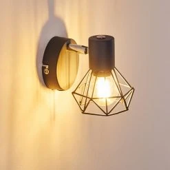 Hofstein Gullspang Wandleuchte Chrom, Anthrazit, 1-flammig 24 Hofstein Gullspang Wandleuchte Chrom, Anthrazit, 1-flammig -Wandleuchten Verkauf gullspang wandleuchte h3348819 3