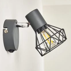 Hofstein Gullspang Wandleuchte Chrom, Anthrazit, 1-flammig 29 Hofstein Gullspang Wandleuchte Chrom, Anthrazit, 1-flammig -Wandleuchten Verkauf gullspang wandleuchte h3348819 8