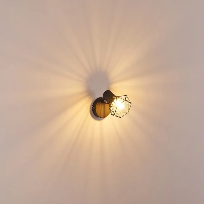 Hofstein Gullspang Wandleuchte Chrom, Anthrazit, 1-flammig 10 Hofstein Gullspang Wandleuchte Chrom, Anthrazit, 1-flammig - Image 10