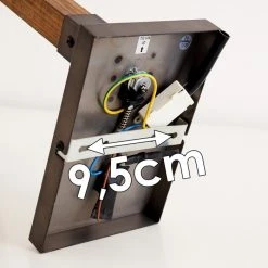 Hofstein Haervej Wandleuchte Schwarz, Holz dunkel, 1-flammig -Wandleuchten Verkauf haervej wandleuchte h3350584 19