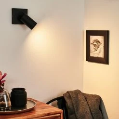 Hofstein Hakamken Wandleuchte LED Schwarz, 1-flammig 23 Hofstein Hakamken Wandleuchte LED Schwarz, 1-flammig -Wandleuchten Verkauf hakamken wandleuchte h3427828 11