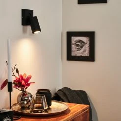 Hofstein Hakamken Wandleuchte LED Schwarz, 1-flammig 21 Hofstein Hakamken Wandleuchte LED Schwarz, 1-flammig -Wandleuchten Verkauf hakamken wandleuchte h3427828 9