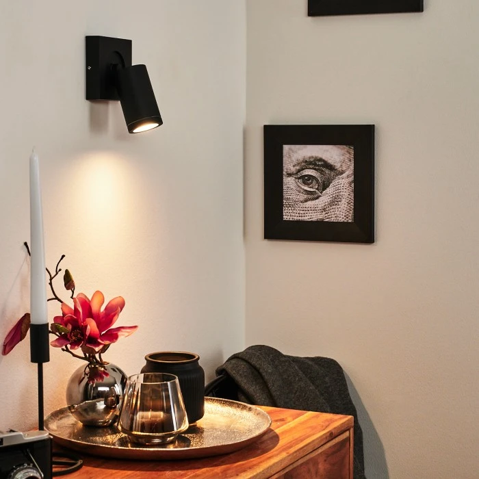 Hofstein Hakamken Wandleuchte LED Schwarz, 1-flammig 10 Hofstein Hakamken Wandleuchte LED Schwarz, 1-flammig - Image 10
