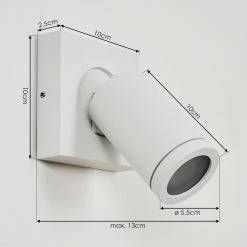 Hofstein Hakamken Wandleuchte LED Weiß, 1-flammig -Wandleuchten Verkauf hakamken wandleuchte h3438022 3