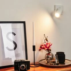 Hofstein Hakamken Wandleuchte LED Weiß, 1-flammig -Wandleuchten Verkauf hakamken wandleuchte h3438022 6