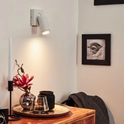 Hofstein Hakamken Wandleuchte LED Weiß, 1-flammig -Wandleuchten Verkauf hakamken wandleuchte h3438022 9