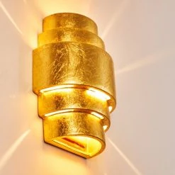 Hofstein Handan Wandleuchte Gold, 1-flammig 35 Hofstein Handan Wandleuchte Gold, 1-flammig -Wandleuchten Verkauf handan wandleuchte h3010129 do4 14