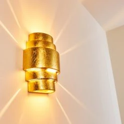 Hofstein Handan Wandleuchte Gold, 1-flammig 39 Hofstein Handan Wandleuchte Gold, 1-flammig -Wandleuchten Verkauf handan wandleuchte h3010129 do4 18