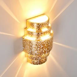 Hofstein Handan Wandleuchte Gold, 1-flammig -Wandleuchten Verkauf handan wandleuchte h3010259 do4 10