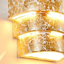 Hofstein Handan Wandleuchte Gold, 1-flammig -Wandleuchten Verkauf handan wandleuchte h3010259 do4 12