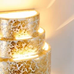 Hofstein Handan Wandleuchte Gold, 1-flammig -Wandleuchten Verkauf handan wandleuchte h3010259 do4 17