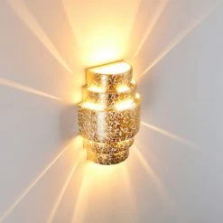 Hofstein Handan Wandleuchte Gold, 1-flammig -Wandleuchten Verkauf handan wandleuchte h3010259 do4 6