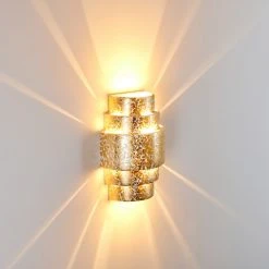 Hofstein Handan Wandleuchte Gold, 1-flammig -Wandleuchten Verkauf handan wandleuchte h3010259 do4 9