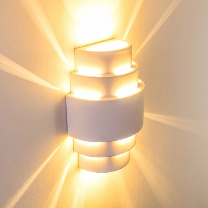 Hofstein Handan Wandleuchte Weiß, 1-flammig 5 Hofstein Handan Wandleuchte Weiß, 1-flammig - Image 5