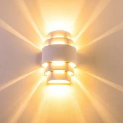 Hofstein Handan Wandleuchte Weiß, 1-flammig 25 Hofstein Handan Wandleuchte Weiß, 1-flammig -Wandleuchten Verkauf handan wandleuchte h329 8