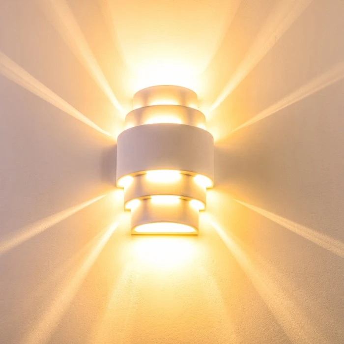 Hofstein Handan Wandleuchte Weiß, 1-flammig 9 Hofstein Handan Wandleuchte Weiß, 1-flammig - Image 9