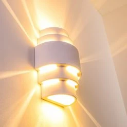 Hofstein Handan Wandleuchte Weiß, 1-flammig 26 Hofstein Handan Wandleuchte Weiß, 1-flammig -Wandleuchten Verkauf handan wandleuchte h329 9