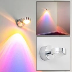 Hofstein Harare Wandleuchte LED Aluminium, 1-flammig