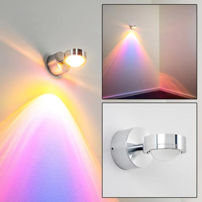 Hofstein Harare Wandleuchte LED Aluminium, 1-flammig 1 Hofstein Harare Wandleuchte LED Aluminium, 1-flammig