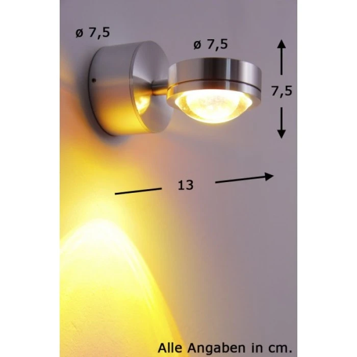 Hofstein Harare Wandleuchte LED Aluminium, 1-flammig 2 Hofstein Harare Wandleuchte LED Aluminium, 1-flammig - Image 2