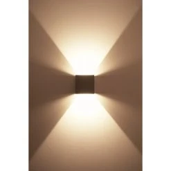 Helestra Wandleuchte LED Grau, Silber, 2-flammig -Wandleuchten Verkauf helestra wandleuchte a28442 46 do1 13