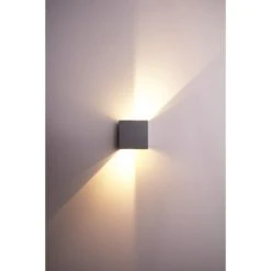 Helestra Wandleuchte LED Grau, Silber, 2-flammig -Wandleuchten Verkauf helestra wandleuchte a28442 46 do1 14