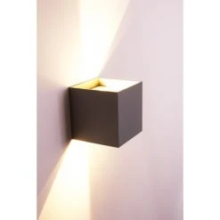 Helestra Wandleuchte LED Grau, Silber, 2-flammig -Wandleuchten Verkauf helestra wandleuchte a28442 46 do1 15