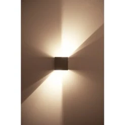 Helestra Wandleuchte LED Grau, Silber, 2-flammig -Wandleuchten Verkauf helestra wandleuchte a28442 46 do1 18