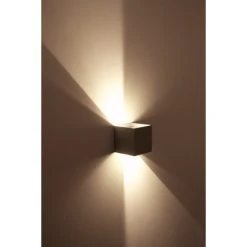 Helestra Wandleuchte LED Grau, Silber, 2-flammig -Wandleuchten Verkauf helestra wandleuchte a28442 46 do1 3