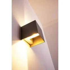 Helestra Wandleuchte LED Grau, Silber, 2-flammig -Wandleuchten Verkauf helestra wandleuchte a28442 46 do1 4