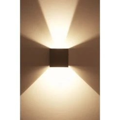 Helestra Wandleuchte LED Grau, Silber, 2-flammig -Wandleuchten Verkauf helestra wandleuchte a28442 46 do1 9