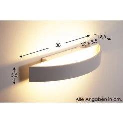 Helestra YONA Wandleuchte LED Weiß, 3-flammig