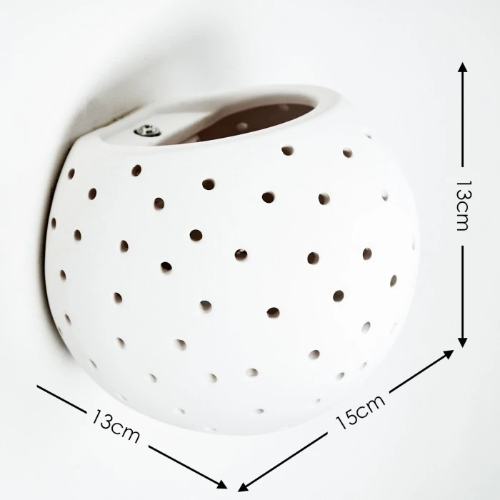 Hofstein Herculano Wandleuchte Weiß, 1-flammig 2 Hofstein Herculano Wandleuchte Weiß, 1-flammig - Image 2