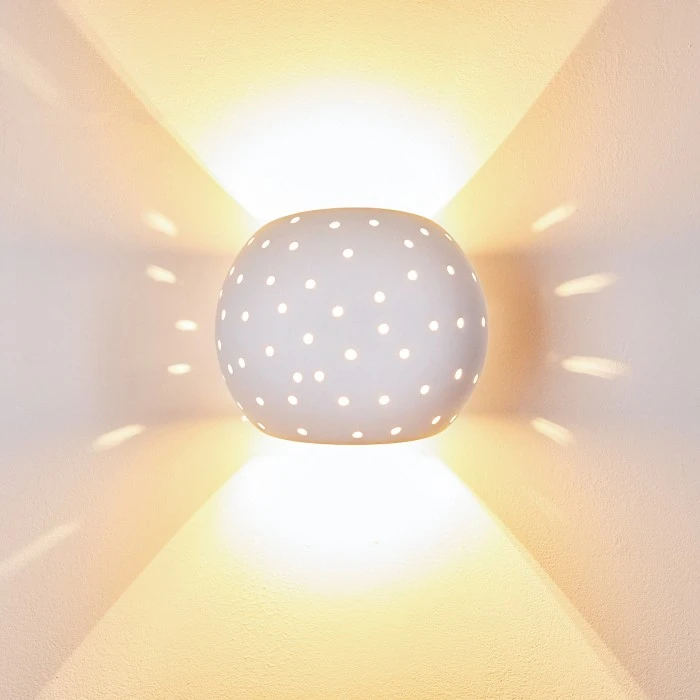 Hofstein Herculano Wandleuchte Weiß, 1-flammig 14 Hofstein Herculano Wandleuchte Weiß, 1-flammig - Image 14