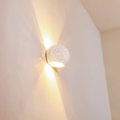 Hofstein Herculano Wandleuchte Weiß, 1-flammig 32 Hofstein Herculano Wandleuchte Weiß, 1-flammig -Wandleuchten Verkauf herculano wandleuchte h169651 do4 14