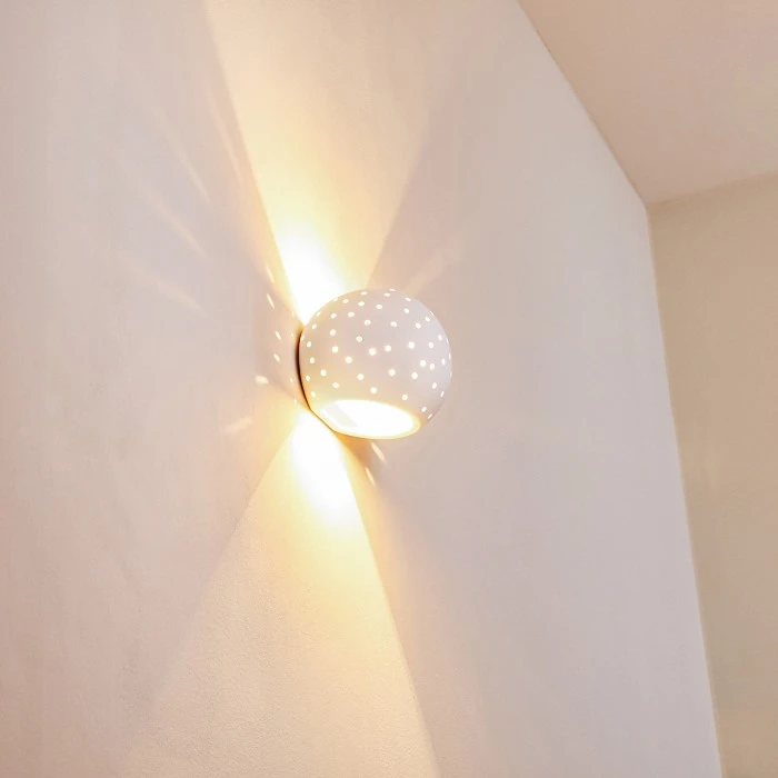 Hofstein Herculano Wandleuchte Weiß, 1-flammig 15 Hofstein Herculano Wandleuchte Weiß, 1-flammig - Image 15