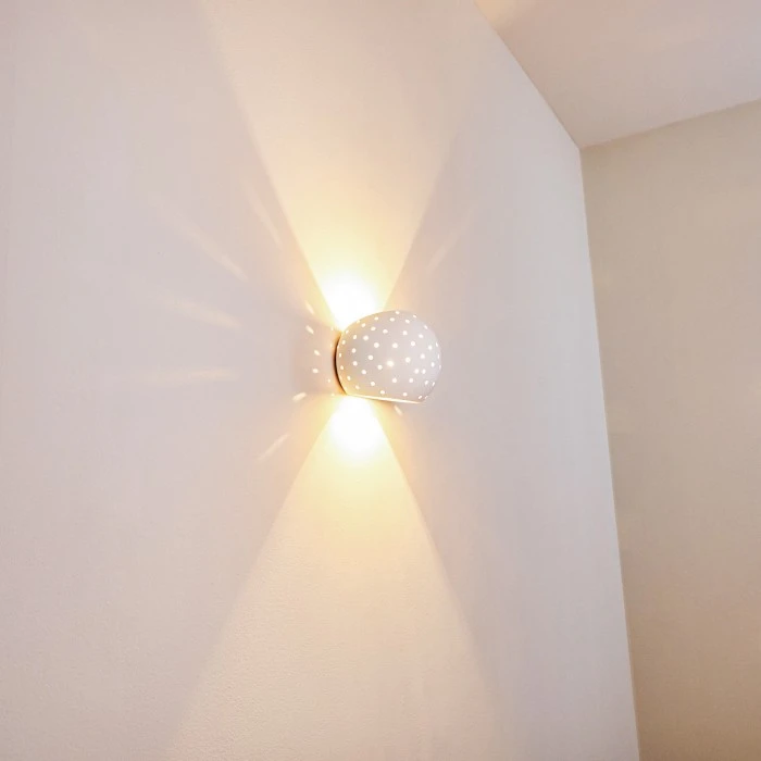 Hofstein Herculano Wandleuchte Weiß, 1-flammig 5 Hofstein Herculano Wandleuchte Weiß, 1-flammig - Image 5