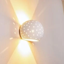 Hofstein Herculano Wandleuchte Weiß, 1-flammig 24 Hofstein Herculano Wandleuchte Weiß, 1-flammig -Wandleuchten Verkauf herculano wandleuchte h169651 do4 6