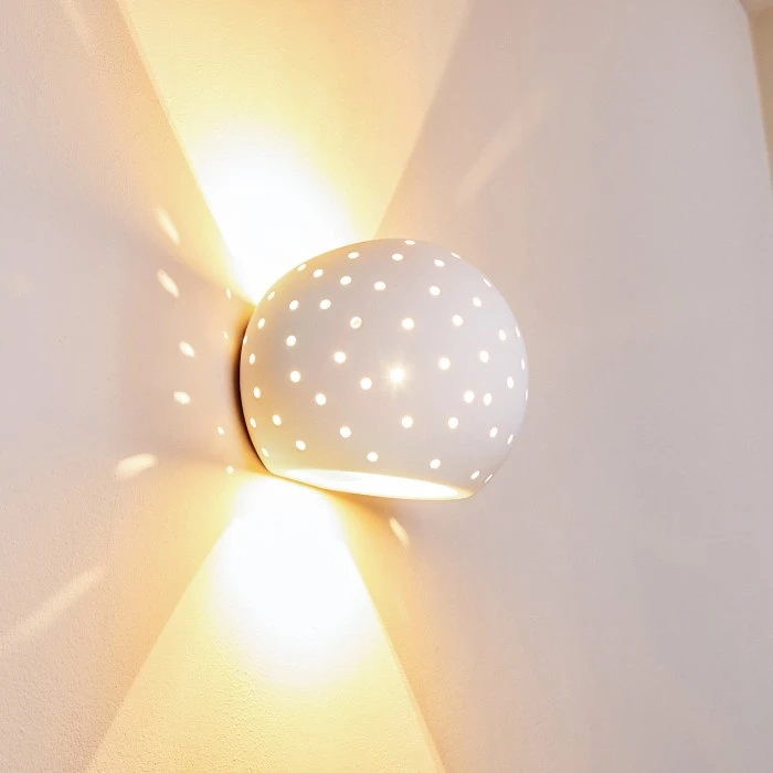 Hofstein Herculano Wandleuchte Weiß, 1-flammig 7 Hofstein Herculano Wandleuchte Weiß, 1-flammig - Image 7