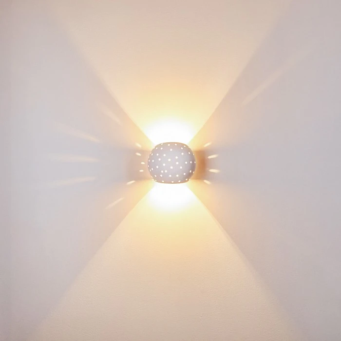 Hofstein Herculano Wandleuchte Weiß, 1-flammig 8 Hofstein Herculano Wandleuchte Weiß, 1-flammig - Image 8