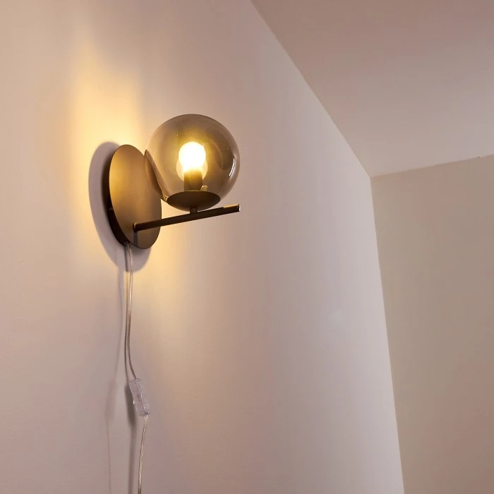 Hofstein Hogatza Wandleuchte Schwarz, 1-flammig 12 Hofstein Hogatza Wandleuchte Schwarz, 1-flammig - Image 12