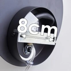 Hofstein Hogatza Wandleuchte Schwarz, 1-flammig 33 Hofstein Hogatza Wandleuchte Schwarz, 1-flammig -Wandleuchten Verkauf hogatza wandleuchte h3356425 16