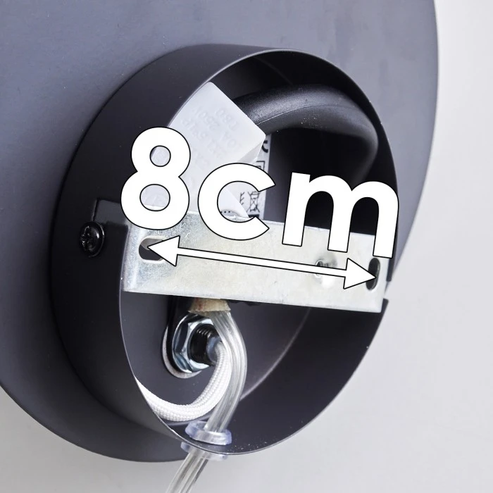 Hofstein Hogatza Wandleuchte Schwarz, 1-flammig 17 Hofstein Hogatza Wandleuchte Schwarz, 1-flammig - Image 17